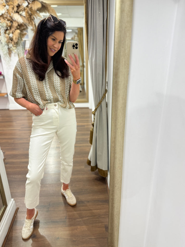 Finn white jeans