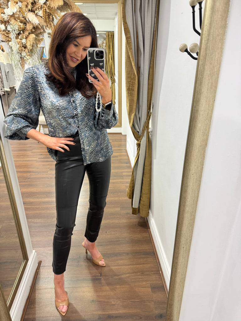 Anastasia Faux Leather Trousers