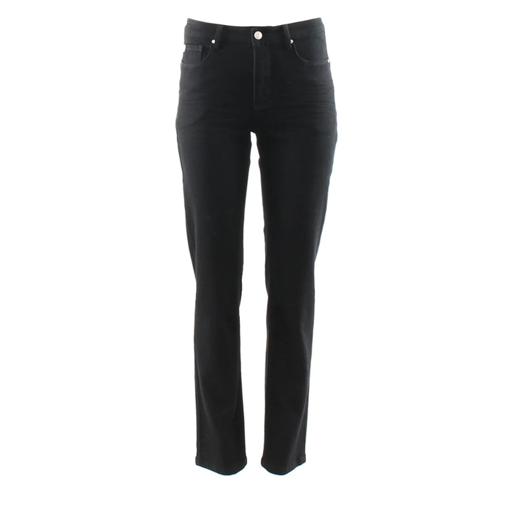 Madge Straight Leg Jean (Black)