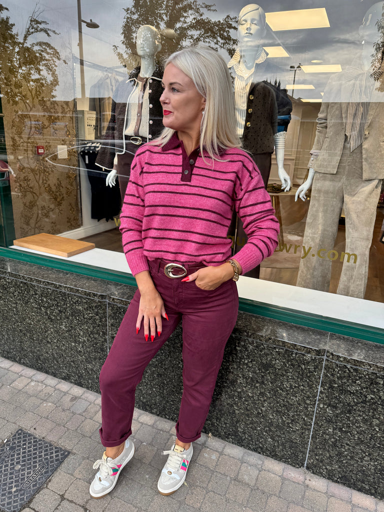 Sage knitted top