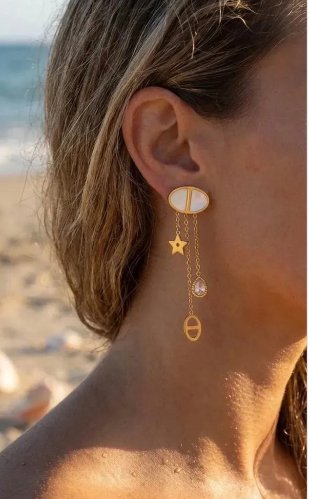Finn 3 Drop Earring