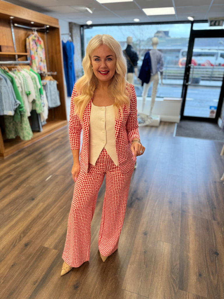 Kate trouser (Raspberry Red)