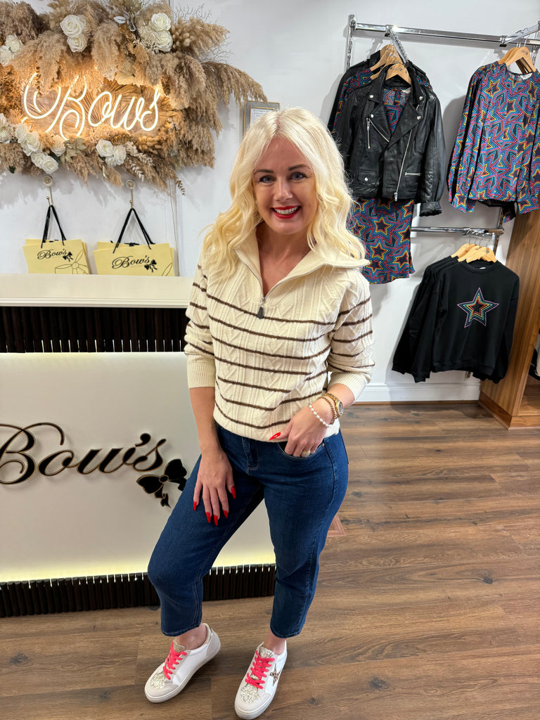 Jolene Mom Crop jean