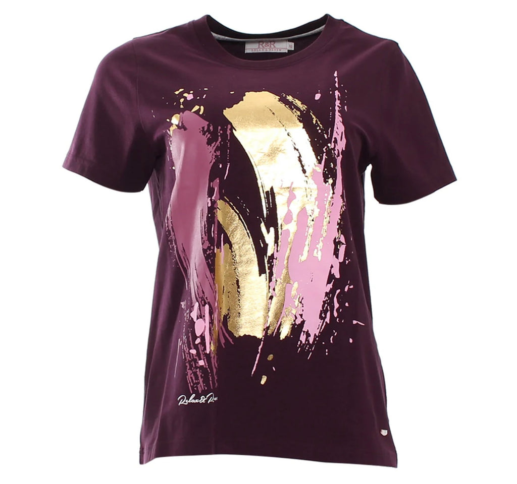 Hallie Tee (plum)