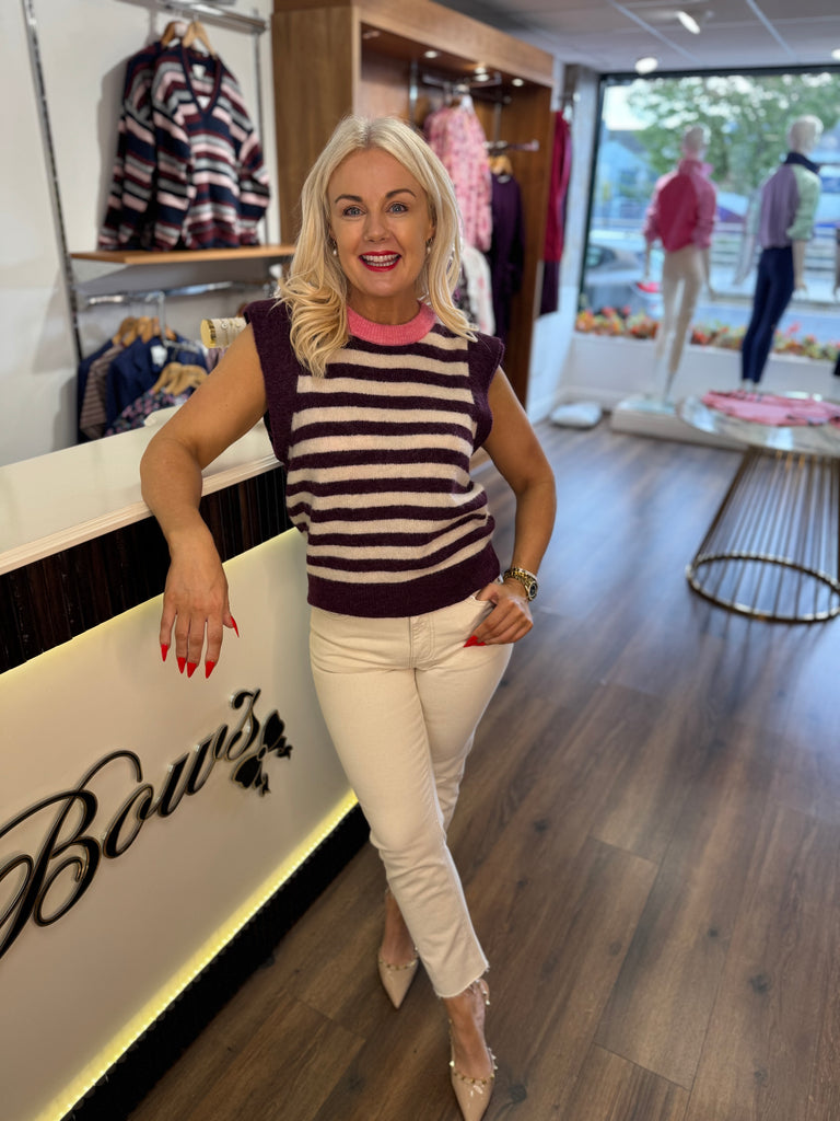 Ciara stripe vest