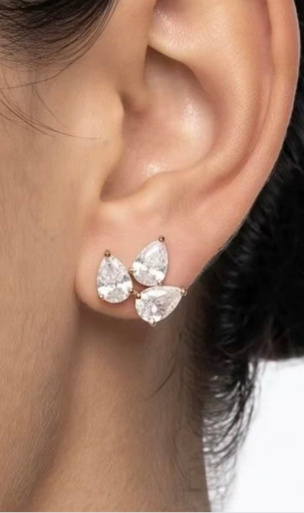 Finn Cluster Diamanté Earring