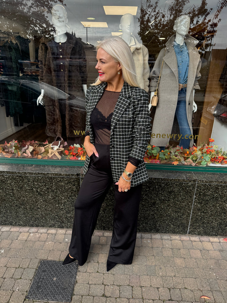 Kate Cloule Blazer (Green Tweed)