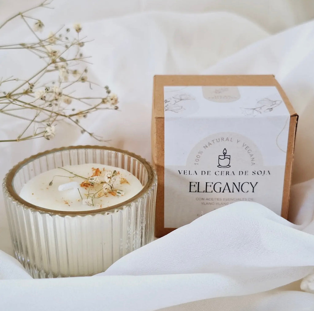 Elegancy soy wax mini candle (Ylang and Jasmine )