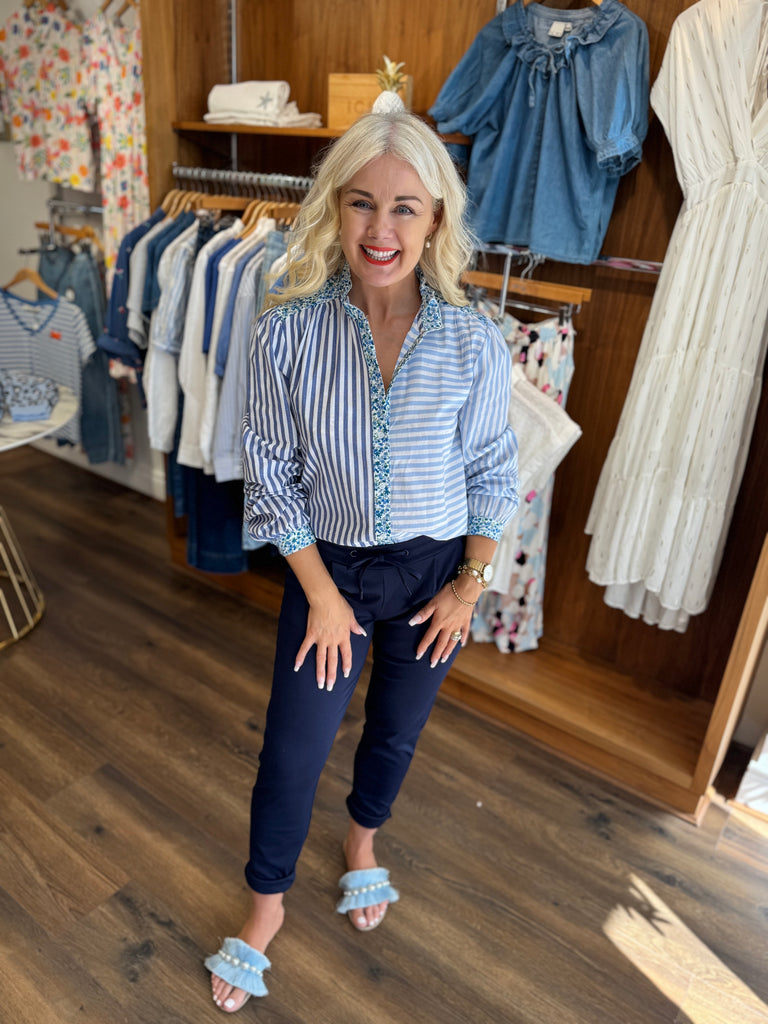 Kate Trousers (Maratime Blue)