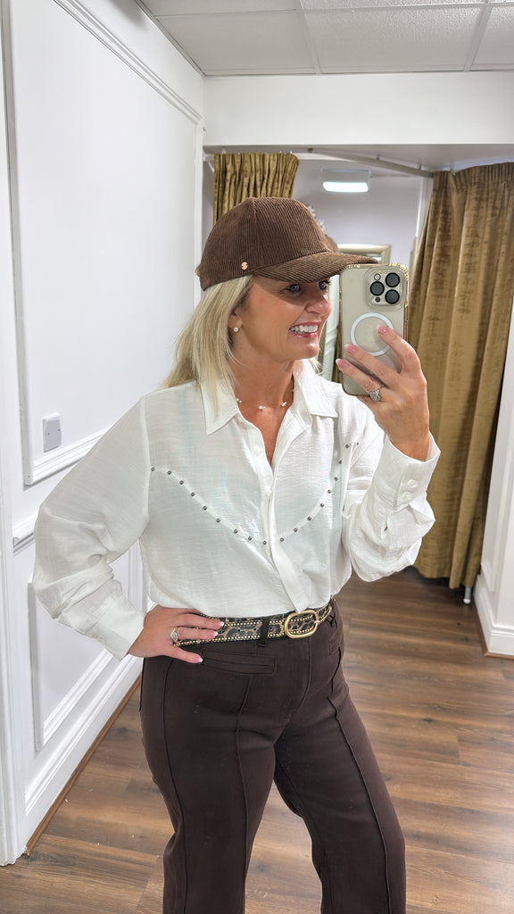 Eliza Cap (Brown )