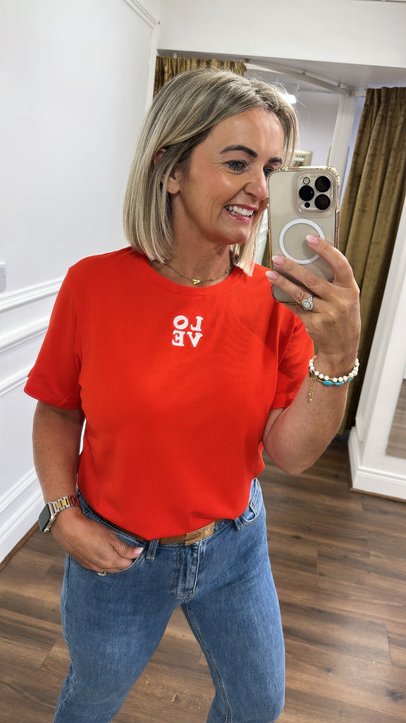 Camino t-shirt (fiery red)