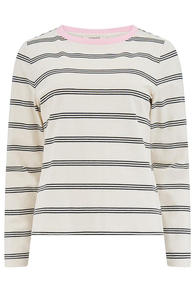 Josie Jersey Top (Off White)