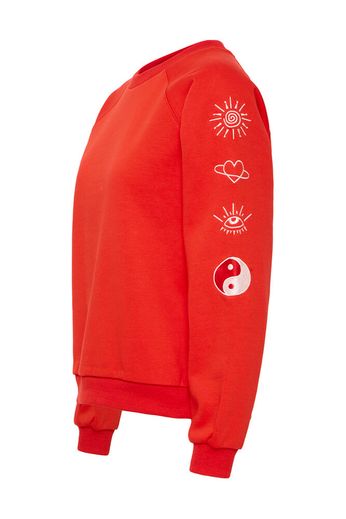 Lela Brushed sweatshirt (birch embr)