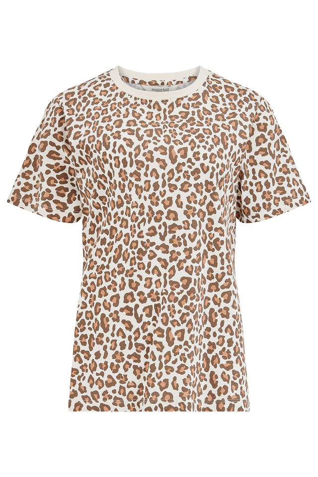 Maggie Tshirt (Cream Leopard)