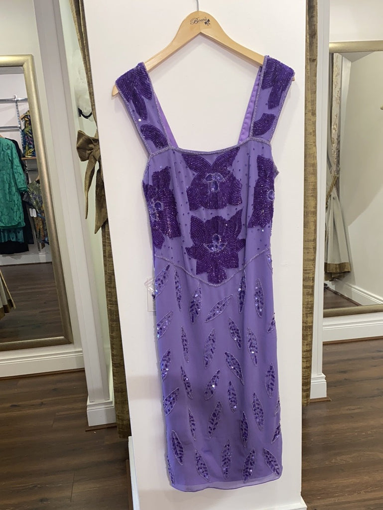 Virgo’s lounge Purple sequin midi dress - outlet